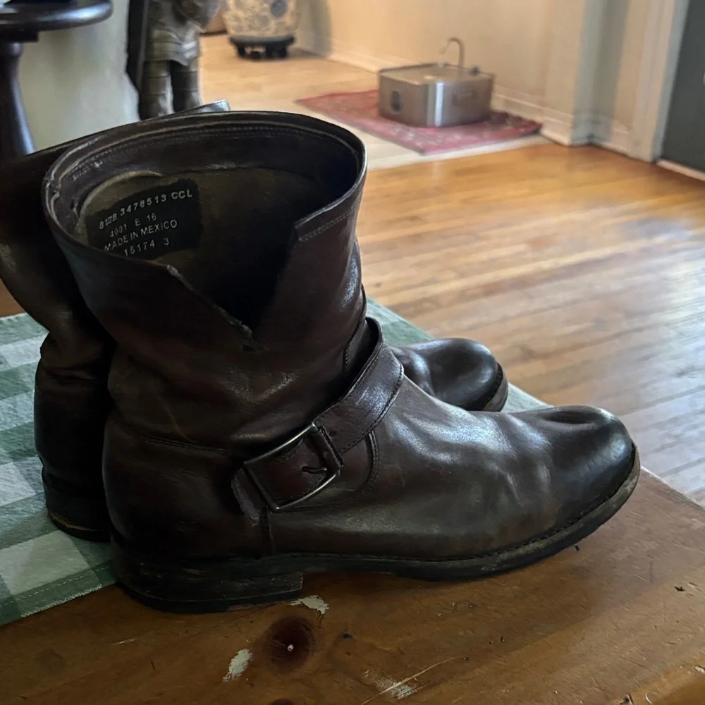 Frye Brown Ankle Boots
